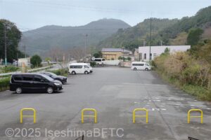 駐車場のようす