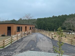 高台のエリアのようす