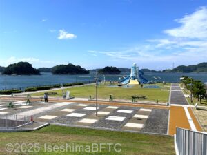ミジュマル公園の遠景。