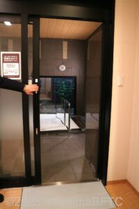 女性用大浴場　浴室入口