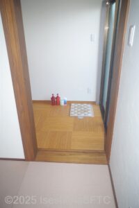 4階「月」脱衣所入口