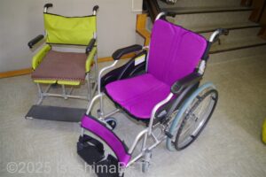 貸し出し車いす2台
