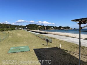 Dコース「はまゆう」のスタートホールのようす。