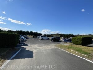 2つめの駐車場のようす