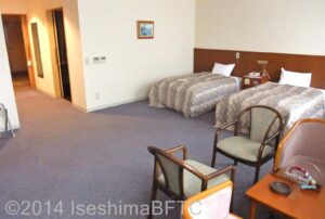 ハンディキャップルーム室内から入口方向を見たところ