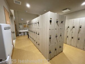 脱衣所のようす