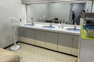 ワンちゃん用シャワールーム　洗面所