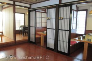 1階食事会場のようす