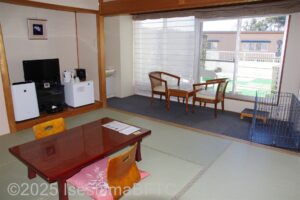 和室スタンダード（プライベートドッグラン付き）　室内のようす