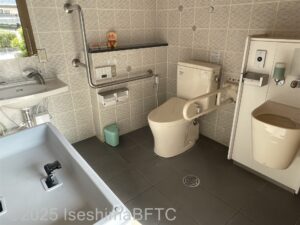 トイレの入口のようす。
