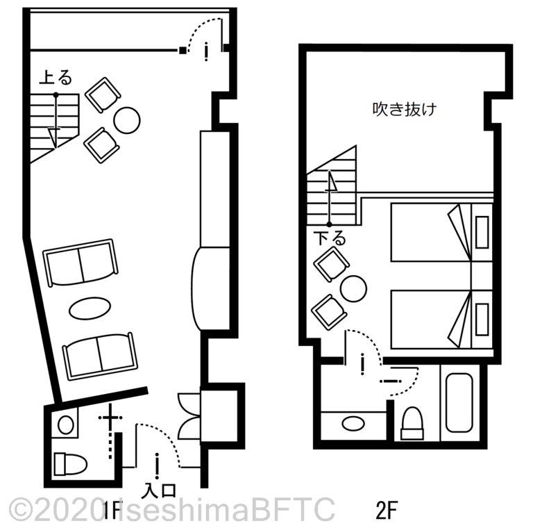 メゾネット平面図