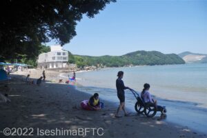 日陰になる場所