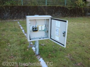 オートキャンプ場の電源