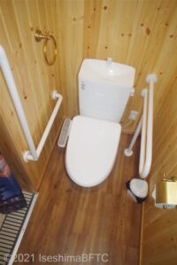 トイレを上からみたようす。