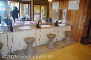 脱衣所の洗面台