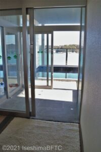 浴室への入口のようす