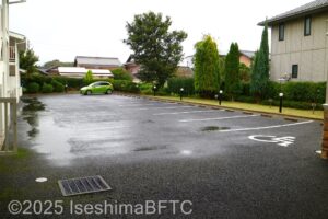 駐車場のようす
