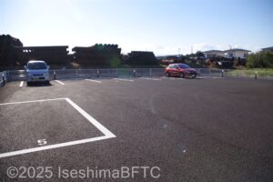 駐車場のようす
