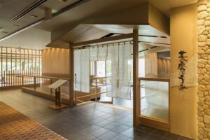 2階　レストラン「英虞（あご）のうみ」の入口。