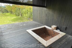 ヴィラ4　露天風呂からの眺め