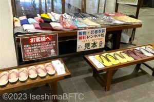 レンタル用の着物や忍者の衣装