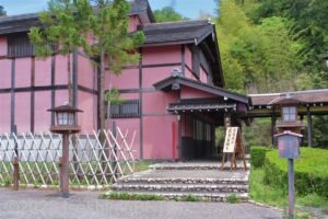 大忍者劇場　入口の階段