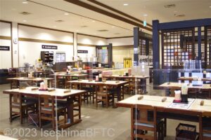 「合戦大食事処」店内のようす
