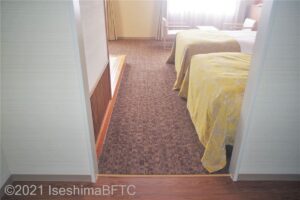 和洋室　室内への入口