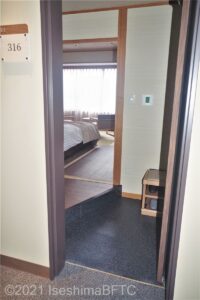 和室ツイン（バスなし）　入口