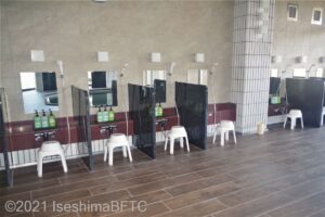 女性用大浴場　洗い場