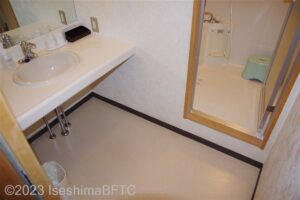 露天風呂付き和洋室　洗面脱衣室