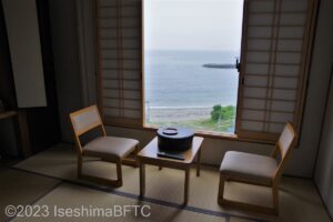 和洋室　窓際からの景色