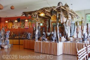 2階、民俗資料などの展示