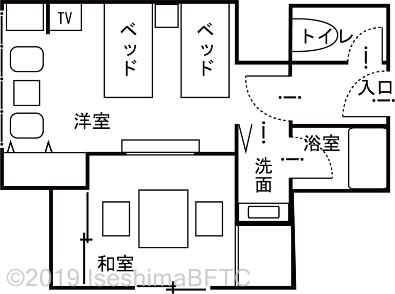 3階和洋室平面図