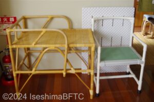 シャワーチェアと浴室用マット