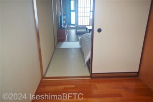展望風呂付き和洋室　室内入口