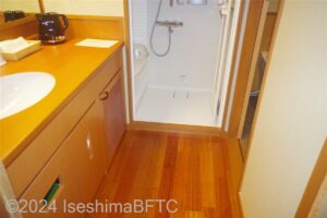展望風呂付き和洋室　洗面脱衣室