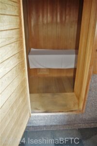 大浴場「清渚（せいちょ）」サウナ入口