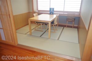 1階会席処「贄（にえ）」個室のようす