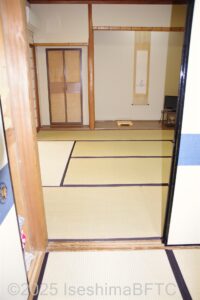 和室への入口のふすま