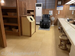 「吉祥の湯」脱衣所