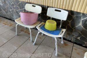 女性用大浴場　シャワーチェア