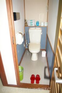 女性用露天風呂　脱衣所のトイレ