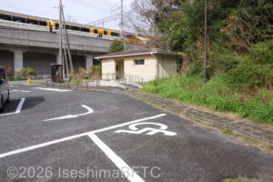 賢島駅南口駐車場　障害者用区画