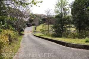 創造の森横山　芝生広場への坂道