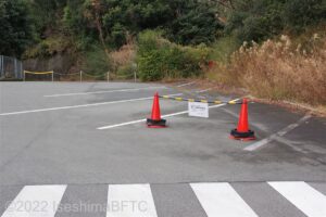 賢島駅ロータリーにある障害者用駐車場