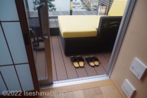 602号室　テラス入口