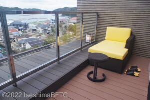 602号室　テラスからの眺め