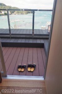 605号室　テラス入口