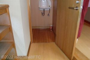 女性用大浴場　脱衣所トイレ入口